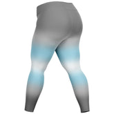 Demiboy Pride Ombre High-Waist Plus Leggings Plus Size Legging - AOP PRIDE MODE